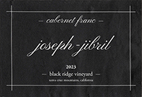Joseph-Jibril Santa Cruz Mountains Cabernet Franc